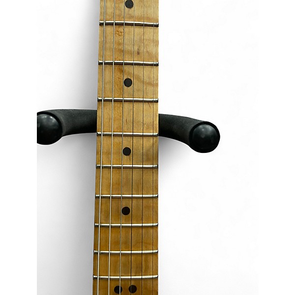 Used 2019 Malinoski Hornet Teal Solid Body Electric Guitar