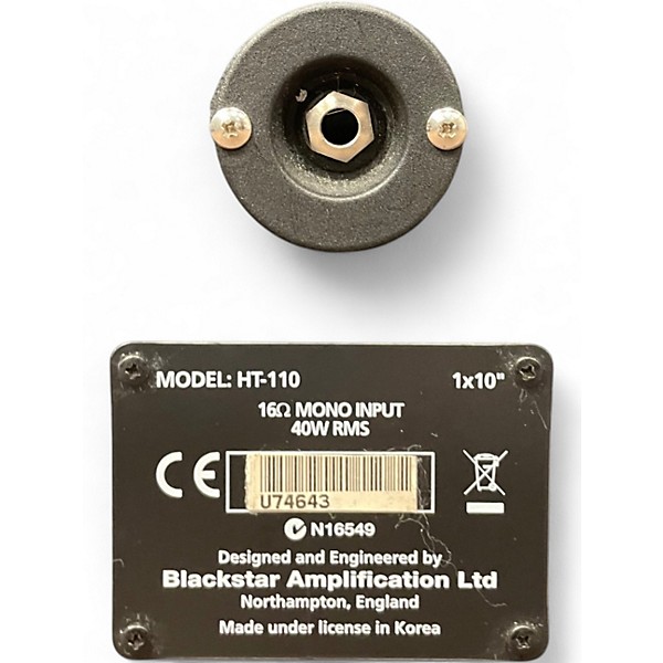 Used 2010s Blackstar HT Series HT110 40W 1x10 Guitar Cabinet