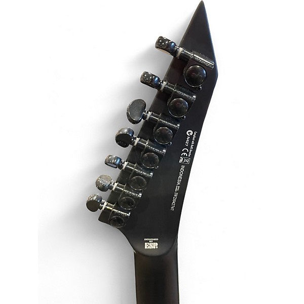 Used ESP LTD M1007 Trans Charcoal Solid Body Electric Guitar