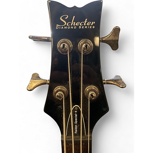 Used Schecter Guitar Research Raiden Special 4 String Cherry Sunburst Electric Bass Guitar