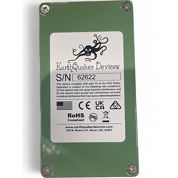 Used EarthQuaker Devices Plumes Small Signal Shredder Overdrive Effect Pedal