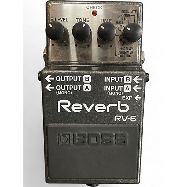Used BOSS RV6 Digital Reverb Effect Pedal