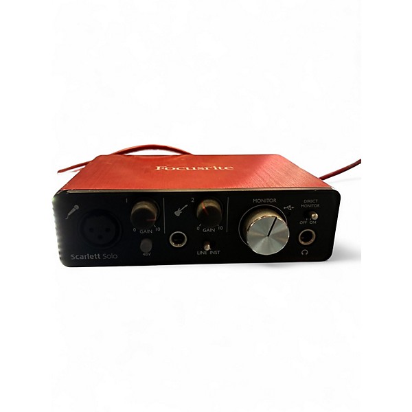 Used Focusrite Scarlett Solo USB 2.0 Audio Interface