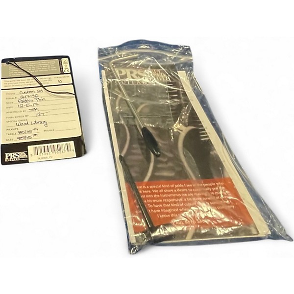 Used 2017 PRS CUSTOM 24 CHARCOAL CHERRY  Solid Body Electric Guitar