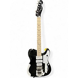 Used 2025 Fender TELECASTER JACK WHITE Black and White Solid Body Electric Guitar
