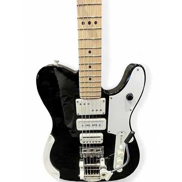 Used 2025 Fender TELECASTER JACK WHITE Black and White Solid Body Electric Guitar