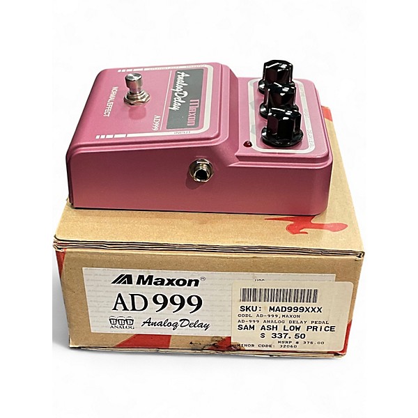 Used Maxon AD999 Vintage Series Analog Delay Effect Pedal