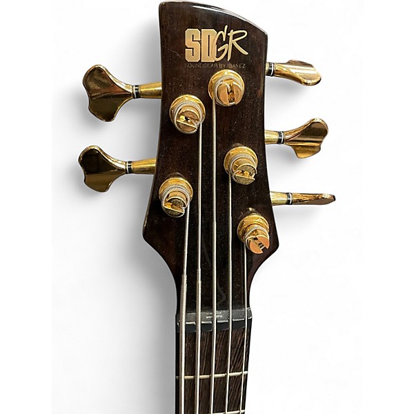 Used Ibanez SR1605DW 5 String Autumn Sunset Sky Electric Bass Guitar