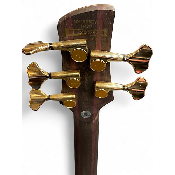 Used Ibanez SR1605DW 5 String Autumn Sunset Sky Electric Bass Guitar