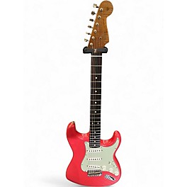 Used Fender Wildwood 10 61 Stratocaster Fiesta Red Solid Body Electric Guitar
