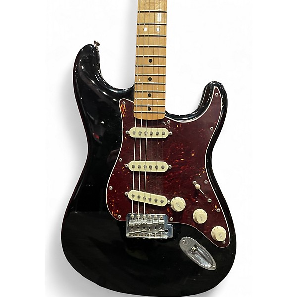 Used Fender Player Stratocaster Black Solid Body Electric Guitar