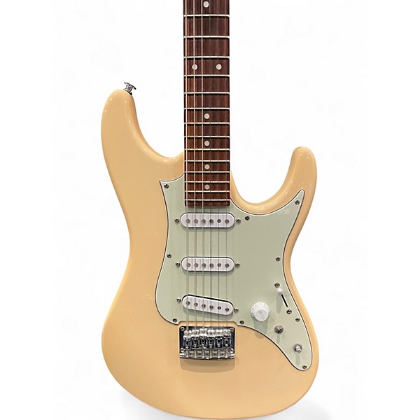 Used Ibanez azes31 Ivory Solid Body Electric Guitar