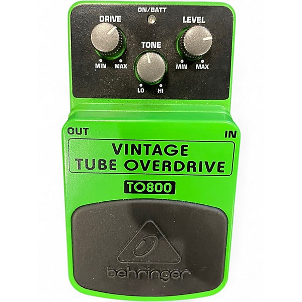 Used Behringer TO800 Vintage Tube Overdrive Effect Pedal