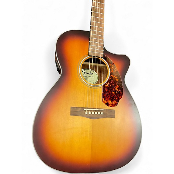 Used Fender CC60SCE 3 Color Sunburst Acoustic Electric Guitar