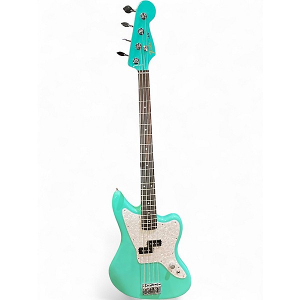 Used Fender Mark Hoppus Signature Jazz Bass SEA FOAM GREEN Electric Bass Guitar