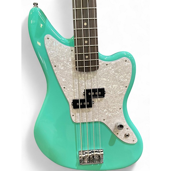 Used Fender Mark Hoppus Signature Jazz Bass SEA FOAM GREEN Electric Bass Guitar