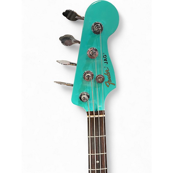 Used Fender Mark Hoppus Signature Jazz Bass SEA FOAM GREEN Electric Bass Guitar