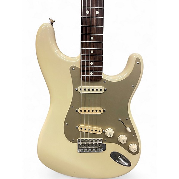Used Fernandes ST STYLE WHITE Solid Body Electric Guitar