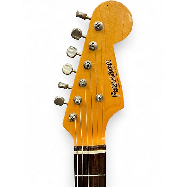 Used Fernandes ST STYLE WHITE Solid Body Electric Guitar