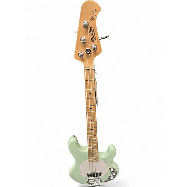 Used Sterling by Music Man Ray4 Seafoam Green Electric Bass Guitar