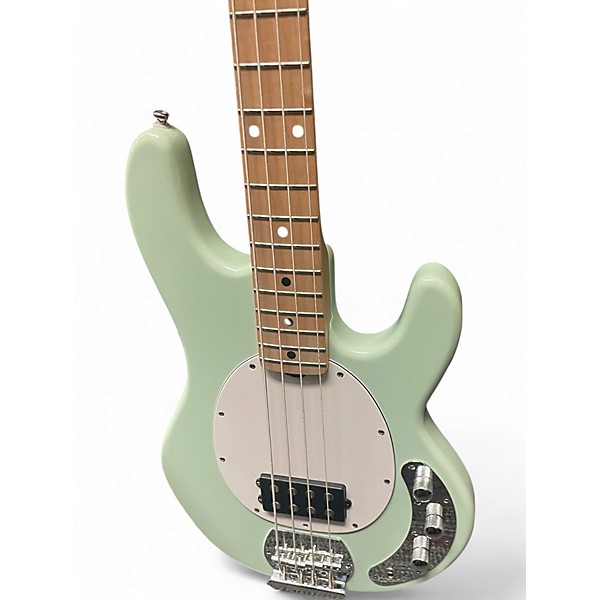Used Sterling by Music Man Ray4 Seafoam Green Electric Bass Guitar