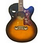 Used Epiphone J-200EC 2 Tone Sunburst Acoustic Electric Guitar