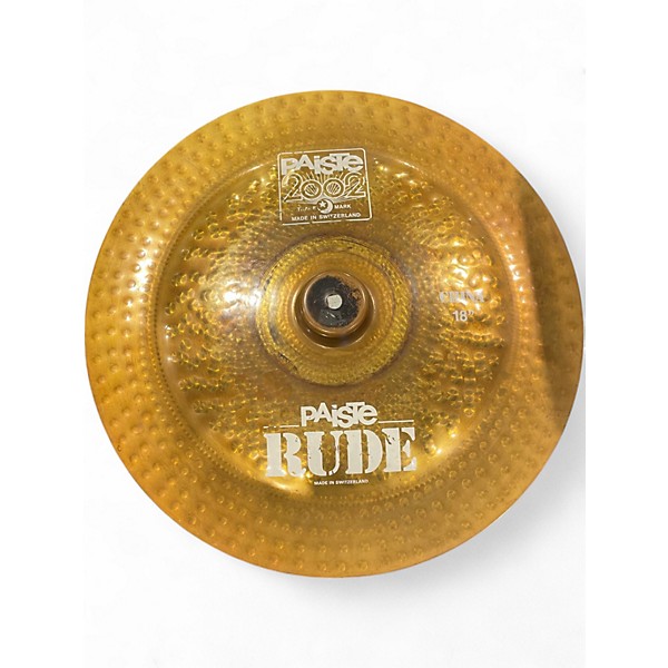 Used Paiste 18in Rude Classic China Cymbal