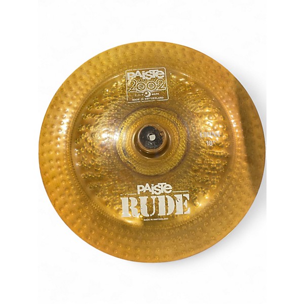 Used Paiste 18in Rude Classic China Cymbal