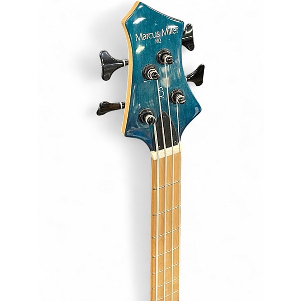 Used Sire Marcus Miller M2 Transparent Blue Electric Bass Guitar