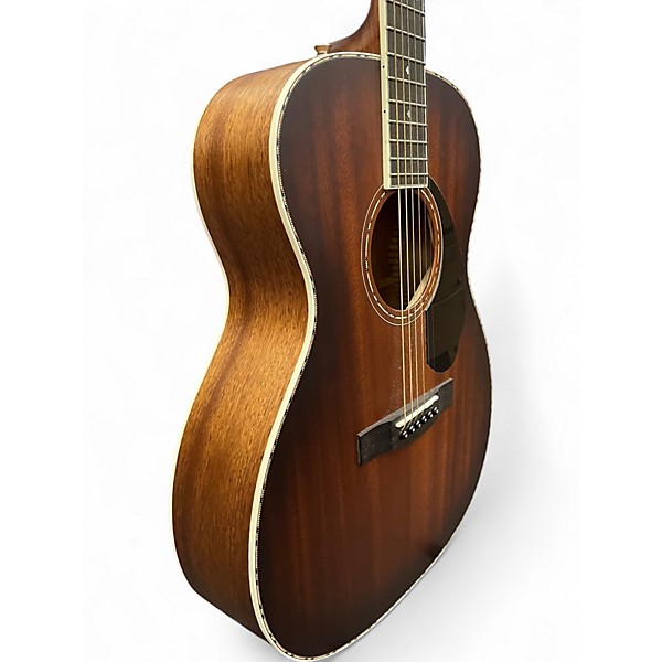 Used Fender Paramount PO-220E Orchestra Mahogany Acoustic Electric Guitar