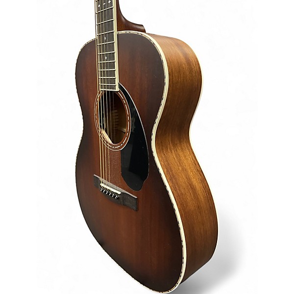 Used Fender Paramount PO-220E Orchestra Mahogany Acoustic Electric Guitar