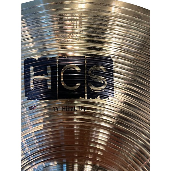 Used MEINL 14in HCS Hi Hat Pair Cymbal