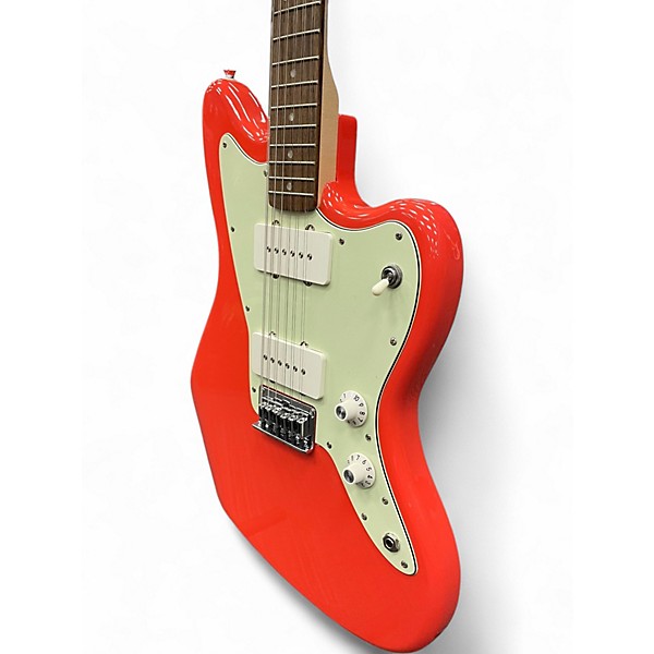 Used 2024 Squier Jazzmaster XII Fiesta Red Solid Body Electric Guitar
