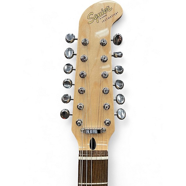 Used 2024 Squier Jazzmaster XII Fiesta Red Solid Body Electric Guitar