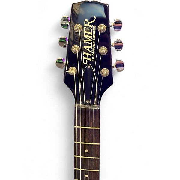 Used Hamer Slammer Seris Gold Solid Body Electric Guitar