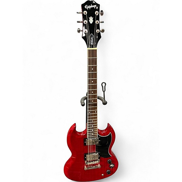 Used Epiphone SG Tribute Cherry Solid Body Electric Guitar