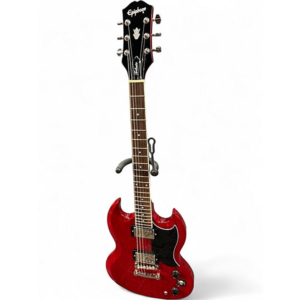 Used Epiphone SG Tribute Cherry Solid Body Electric Guitar