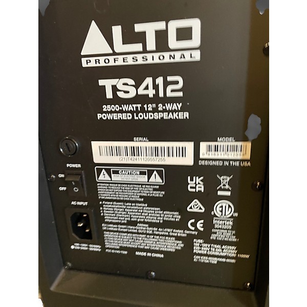 Used Alto TS412 Powered Speaker