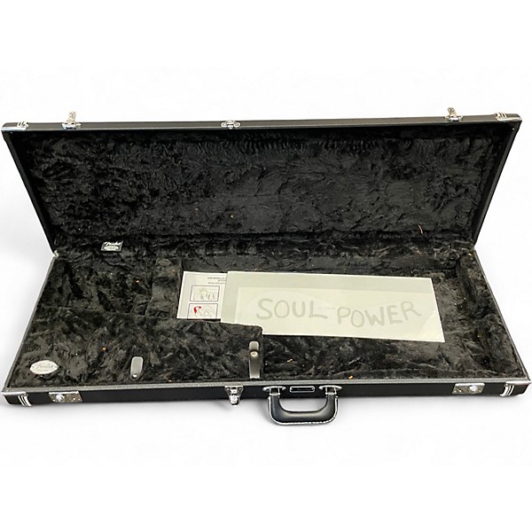 Used Fender Tom Morello Soul Power Stratocaster BLACK Solid Body Electric Guitar