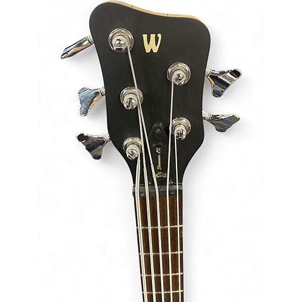 Used RockBass by Warwick Streamer LX 5 Solid Blue Metallic Electric Bass Guitar