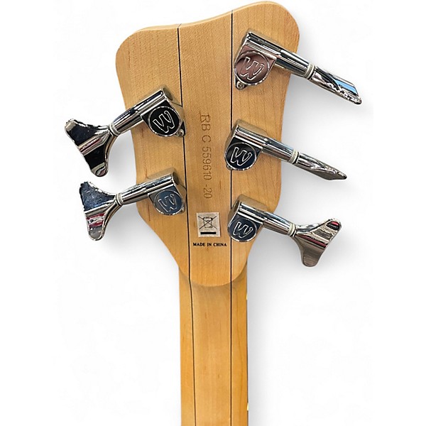 Used RockBass by Warwick Streamer LX 5 Solid Blue Metallic Electric Bass Guitar