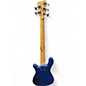 Used RockBass by Warwick Streamer LX 5 Solid Blue Metallic Electric Bass Guitar