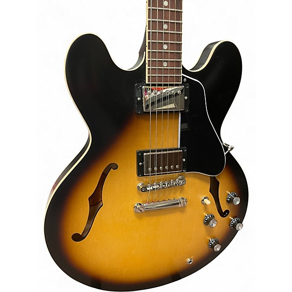 Used Gibson ES335 Sunburst Hollow Body Electric Guitar