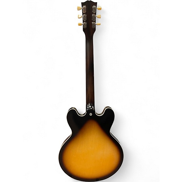 Used Gibson ES335 Sunburst Hollow Body Electric Guitar