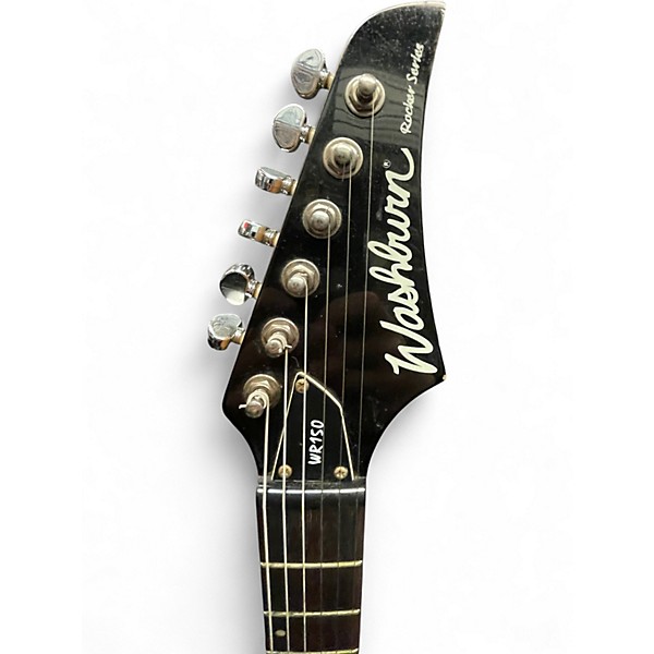 Used Washburn WR150 Amber Solid Body Electric Guitar