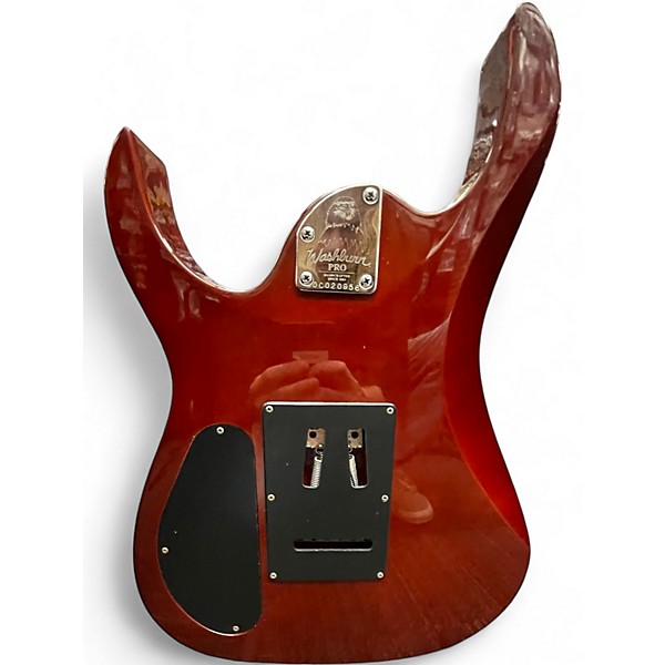 Used Washburn WR150 Amber Solid Body Electric Guitar