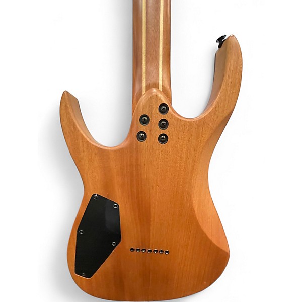 Used Agile Interceptor 7 string Aqua Burst Solid Body Electric Guitar