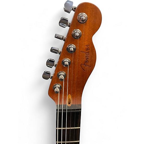 Used Fender American Acoustasonic Telecaster Natural Acoustic Electric Guitar