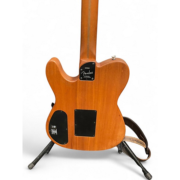 Used Fender American Acoustasonic Telecaster Natural Acoustic Electric Guitar