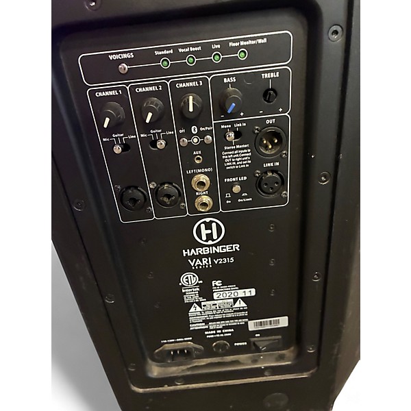 Used Harbinger VARI V2315 Powered Speaker